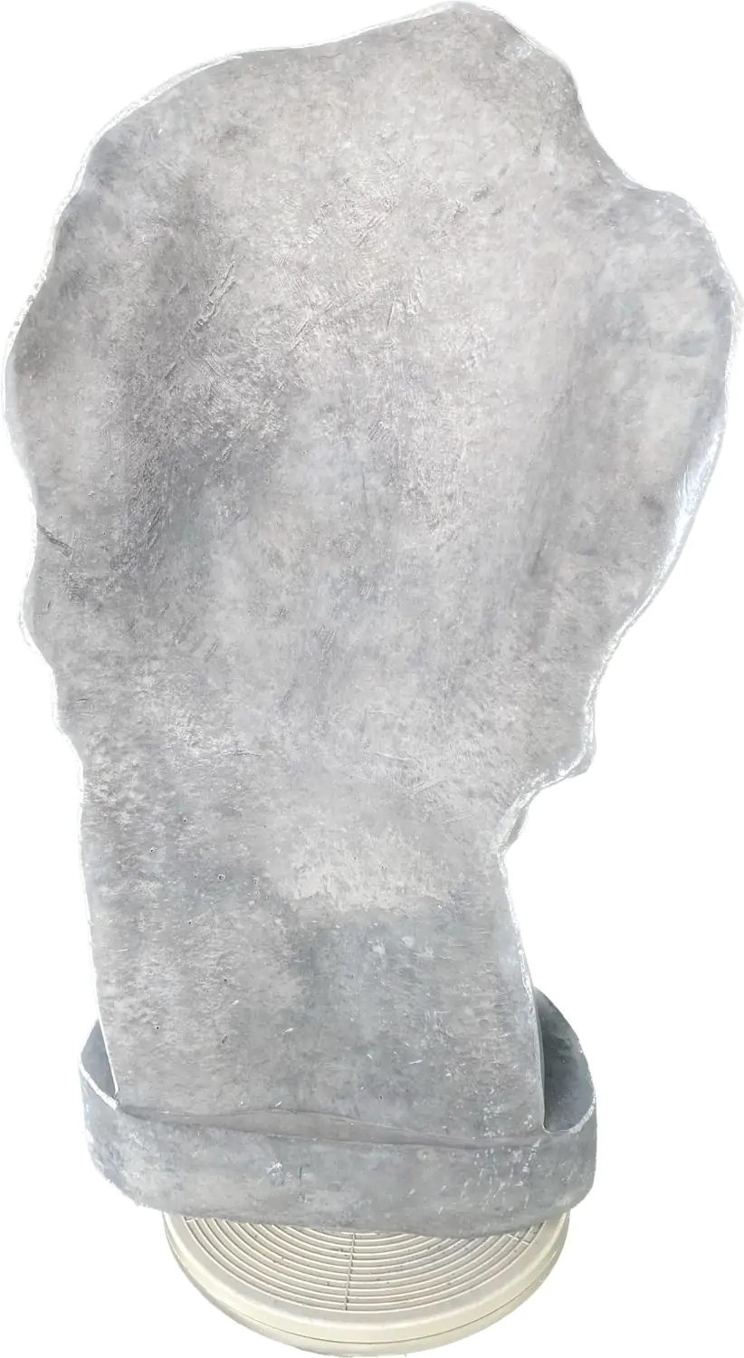  Product image 4 of the product “Aras - Face looking to the right, 90 cm H | cast stone ”